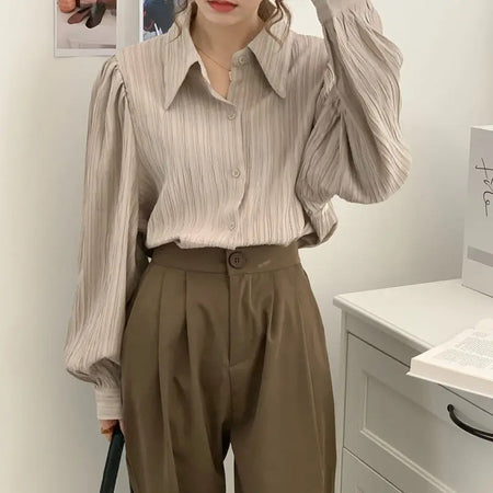 Pale Olive - Andre Summer Statement Shirt