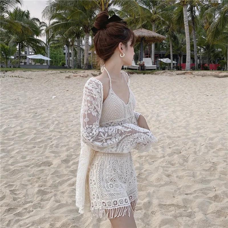 Amy 3 Piece Coord Set - Resortwear Set - Alamode By Akanksha