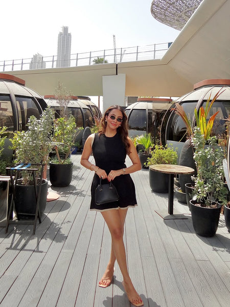 Abby Luxe Short Knit Dress