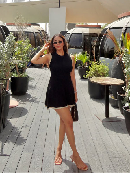 Abby Luxe Short Knit Dress