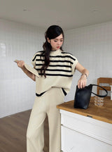 Matsel Ribbed Summer Co-ord Set - Alamode By Akanksha
