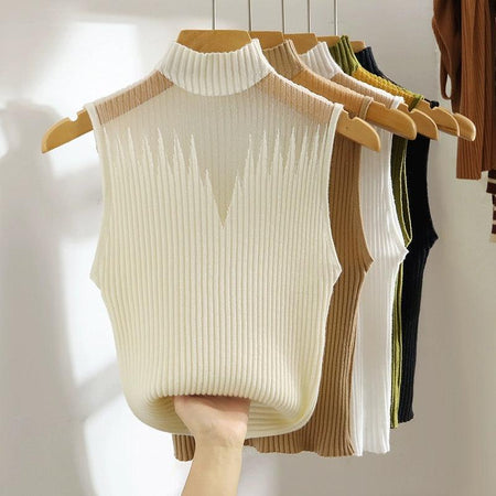 White - Phoebe Statement Summer Tank Top