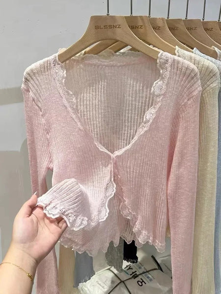 Pink - Leah Elegant Summer Shrugs