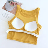 Amway Tank Tops with Inbuilt Bra In Blue
