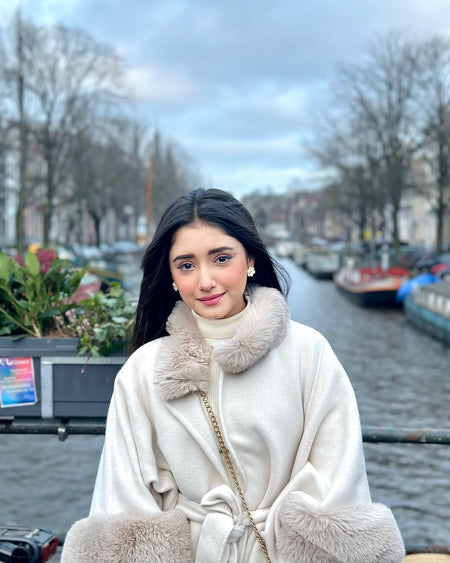 Violetta Premium Winter Capes with Fur Detailing