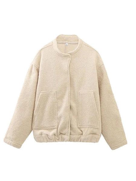 Hella O neck winter bomber jacket - Alamode By Akanksha