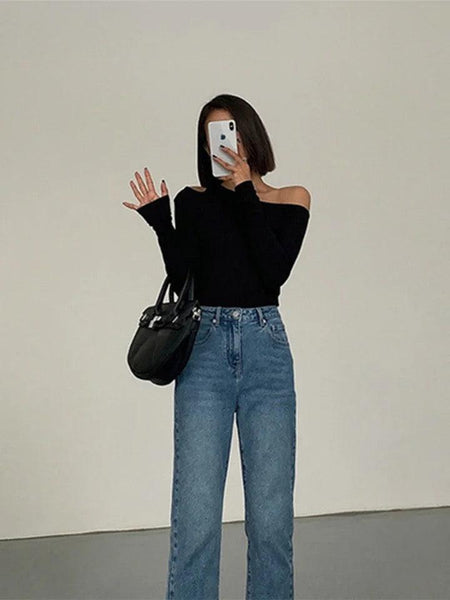 Deme Statement Blouse in black - Alamode By Akanksha