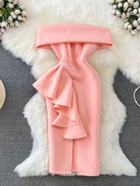 Gilmore Strapless Midi Dress - Alamode By Akanksha