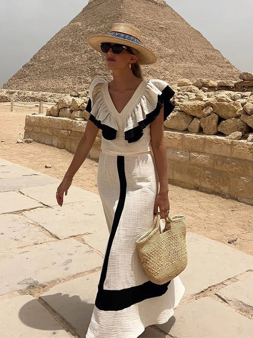 Valerie Summer Holiday Coord - Resortwear In Off White