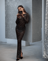 Gigi Embellished Evening Maxi Dress - Alamode By Akanksha