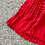 Terry Pleated Luxe Summer Dress - Alamode By Akanksha