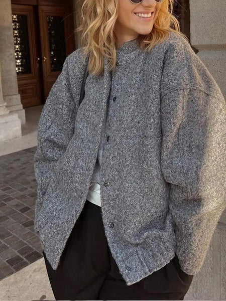 Hella O neck winter bomber jacket - Alamode By Akanksha