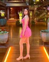 Samantha Halterneck Balloon Dress