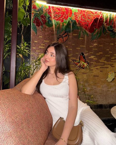 Logos Luxe Knit Bodycon Dress