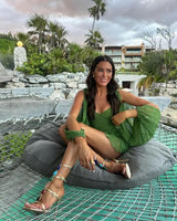 Heaven of Green Statement Romper - Alamode By Akanksha