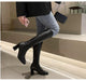 Drobe Premium Leather Boots with Heel