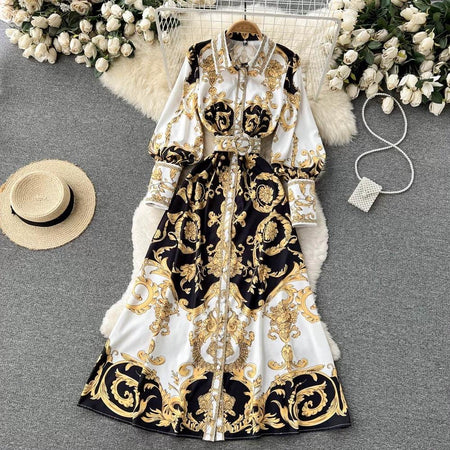 Harry Vintage Luxe Maxi Dress - Alamode By Akanksha