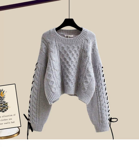 Noah Knitted Winter Co-ord - Alamode By Akanksha