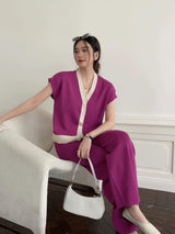 Congo Knitted Co-ord Set - Alamode By Akanksha
