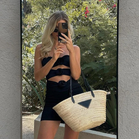 Logan Holiday Swimsuit with Skirt - Alamode By Akanksha