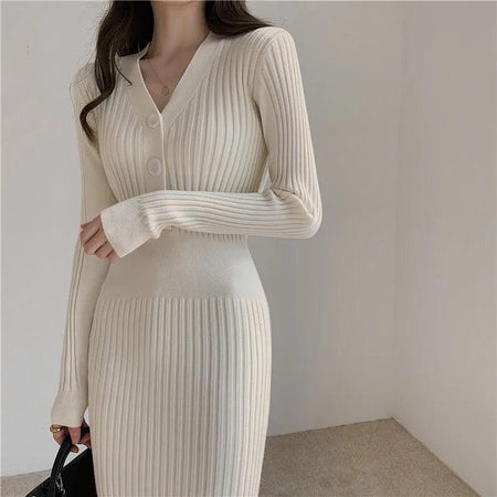 Bethany Woolen Bodycon Dress - Alamode By Akanksha