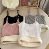 Saler Warm Tank Tops with Fleece Lining - Alamode By Akanksha