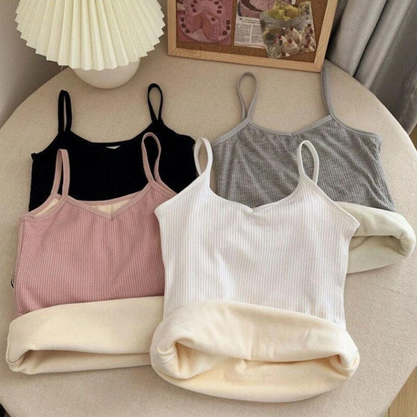 Saler Warm Tank Tops with Fleece Lining - Alamode By Akanksha