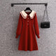 Jasper Doll Collar Knitted Dress - Alamode By Akanksha
