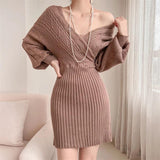 Clio Winter Knitted Dress - Alamode By Akanksha