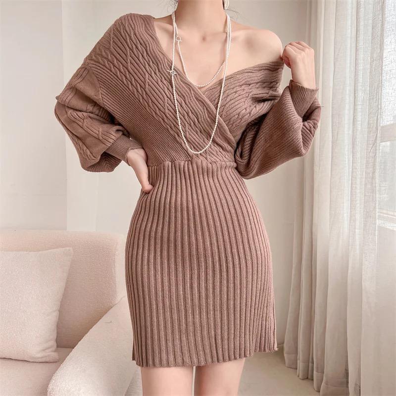 Clio Winter Knitted Dress - Alamode By Akanksha