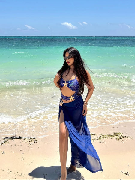 Mavis Cutout Swimsuit With Skirt