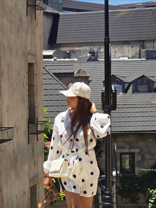 Swiss Polka Coord Skirt Set