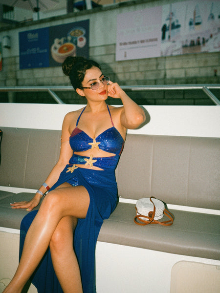 Mavis Cutout Swimsuit With Skirt