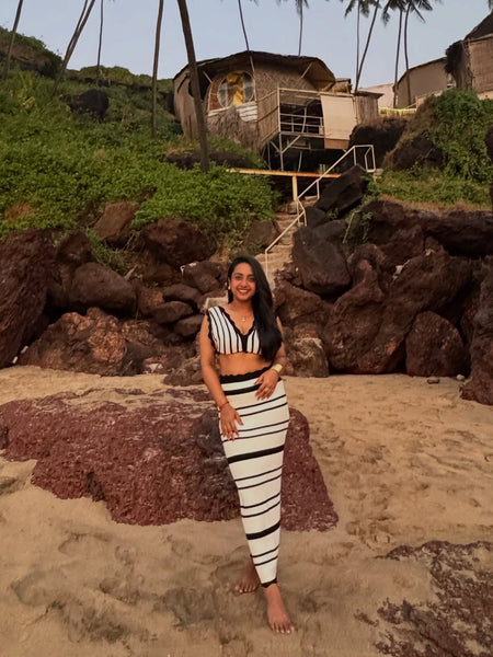 Abisca Crochet Holiday Coord - Resortwear In White