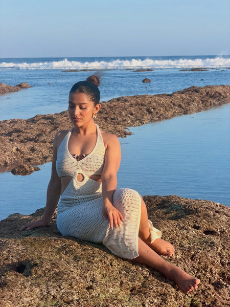 Marthey Soft Knit Dress- Resortwear