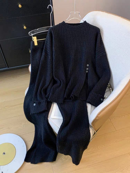 Black - Rio Luxe Winter Coord Set - Tracksuit