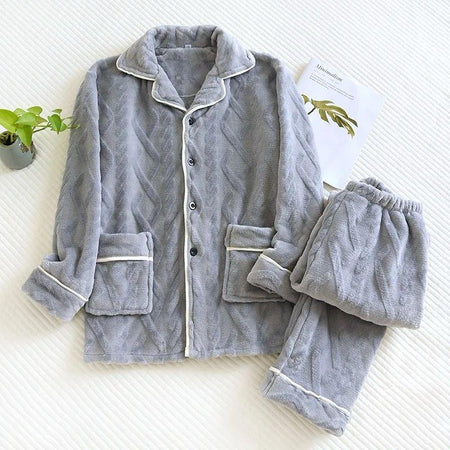 Grey - Moscow Fleece Nightsuit