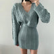 Darvy Knitted Woolen Coord Set