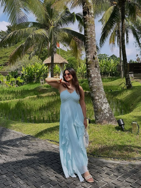 Maelle Ruffle Maxi Dress