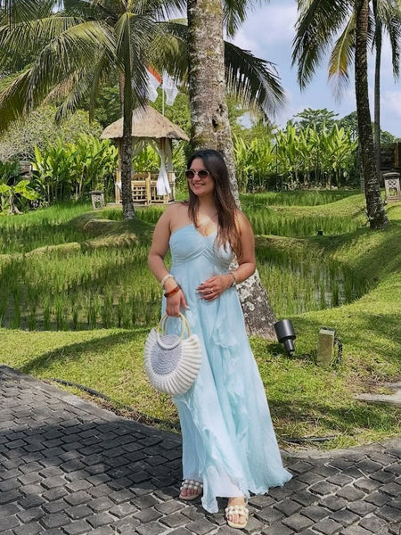 Maelle Ruffle Maxi Dress