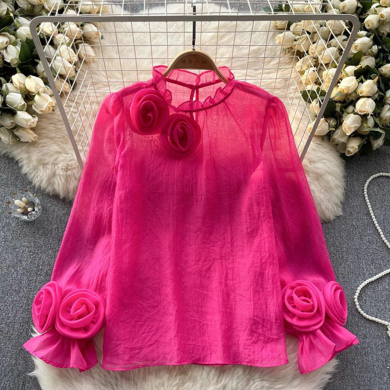 Freya Premium Rosette Blouse - Alamode By Akanksha