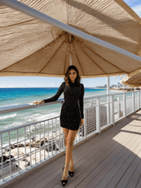 Alexandra Embellished Luxe Collection Mini Dress - Swipe for video - Alamode By Akanksha
