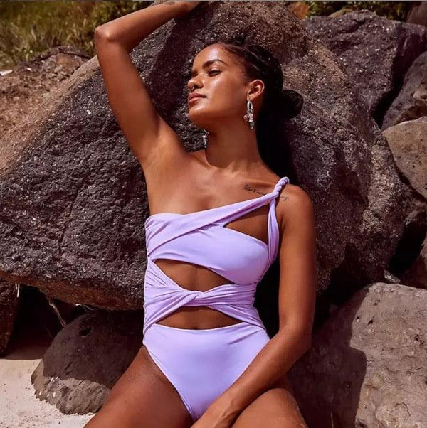 Sula Lilac One Piece Swimsuit - Alamode By Akanksha