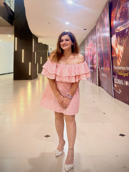 Olivia Off Shoulder Mini Dress