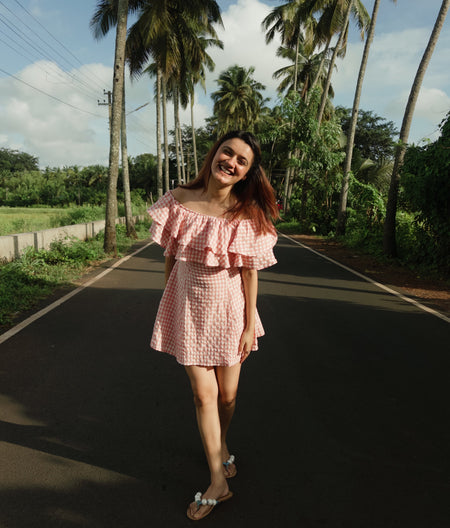 Olivia Off Shoulder Mini Dress