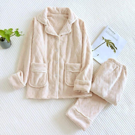 Cream - Moscow Fleece Nightsuit