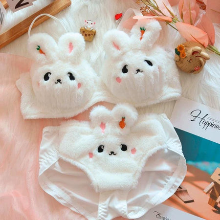 White - Louisa Cute Lingerie Set