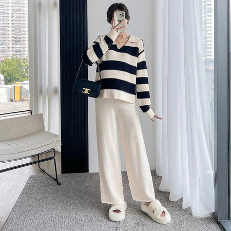 Farfetch Knitted Coord Set - Alamode By Akanksha