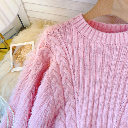 Milos Fuzzy Pullover - Alamode By Akanksha