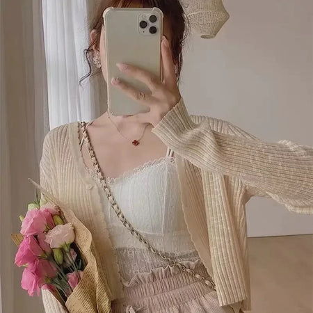 Beige - Feeber Cute Summer Shrugs